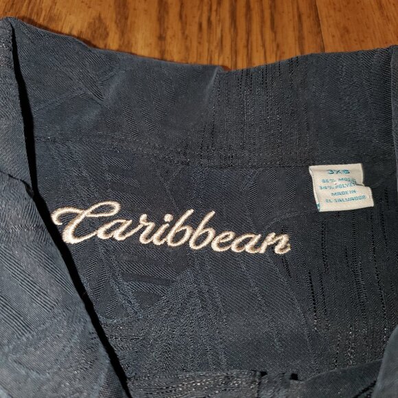 Set of 5 Caribbean Men's Button Down Short Sleeve Shirts- 3X - Picture 6 of 16